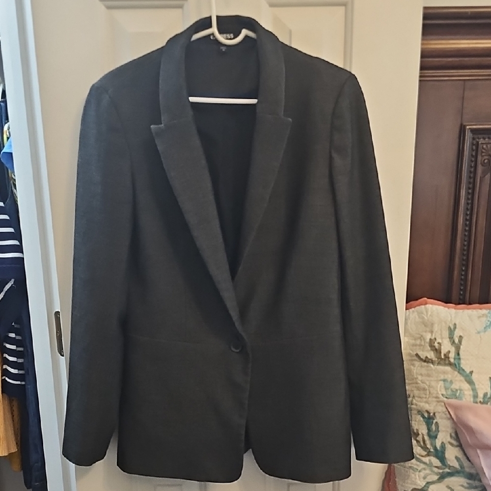 Express Gray Blazer